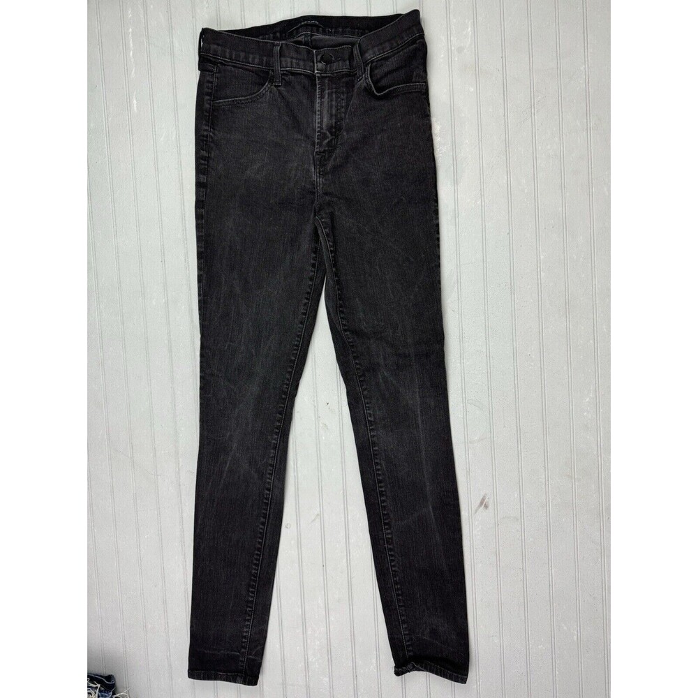 J Brand Size 27 Womens Jeans Maria Black Mid Rise Stretch Skinny